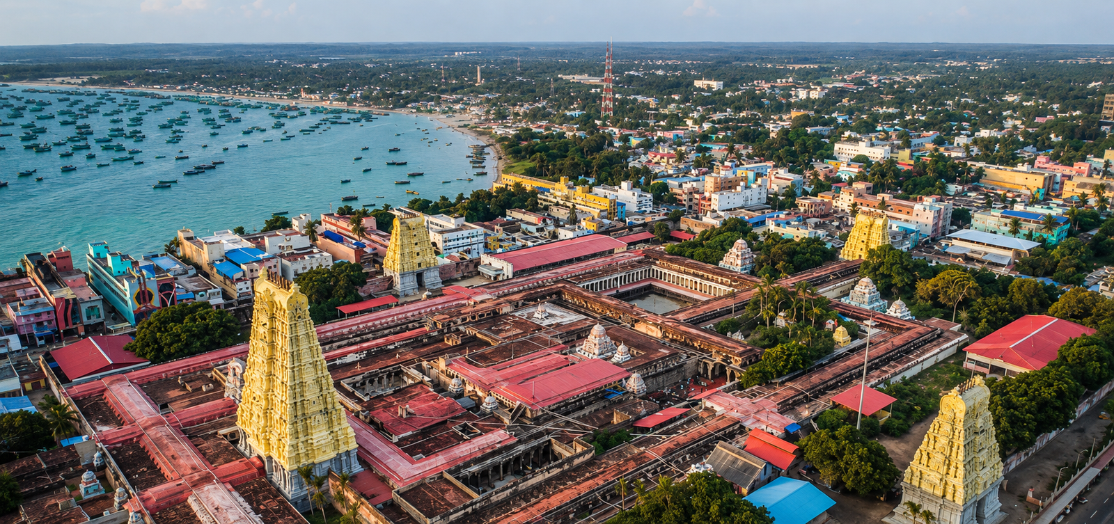 Madurai to Rameswaram temple trip car van Urbania