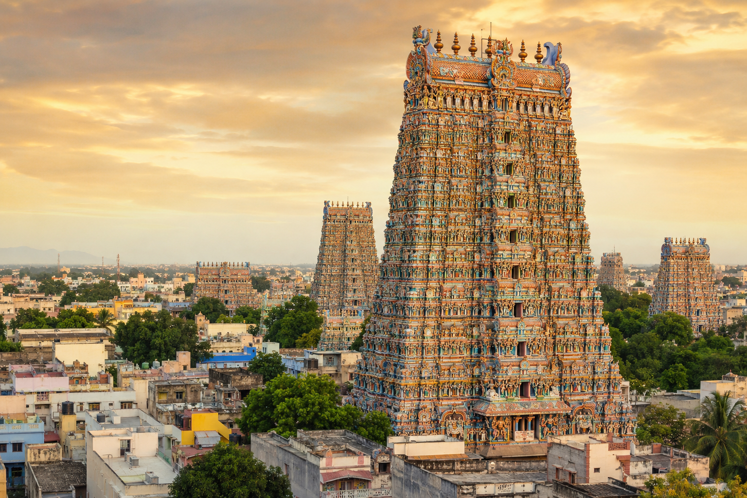 Meenakshi Amman Temple Madurai local trip car rental
