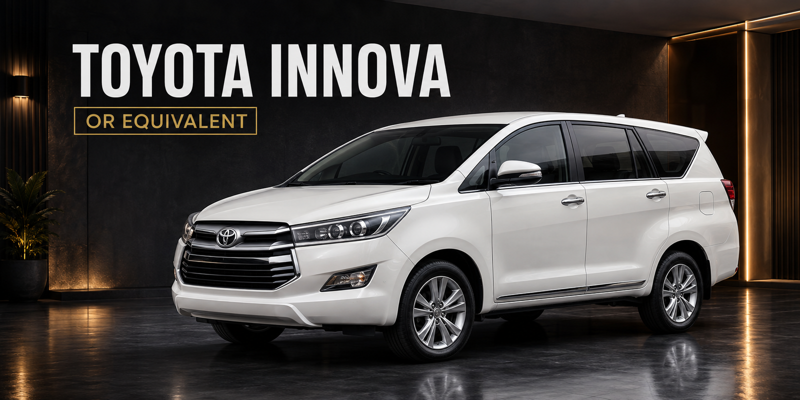Toyota Innova or Equivalent