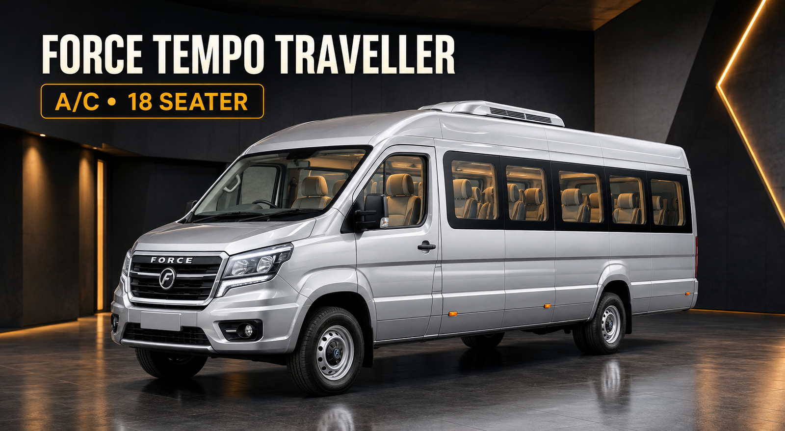 Force Tempo Traveller A/C 18 Seater